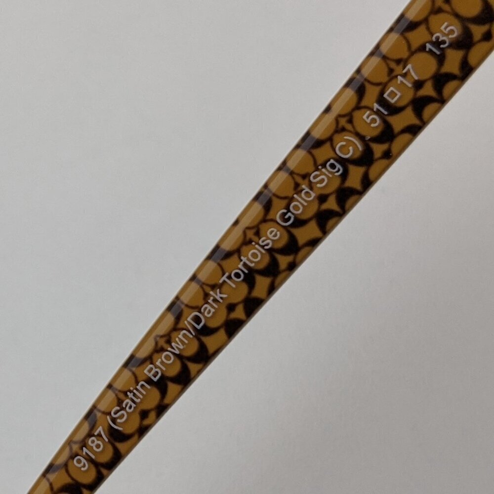 🕶️ Coach FAINA HC5054-9187  Eyeglasses 51/17-135 / ALH413🕶️​ - Picture 6 of 8